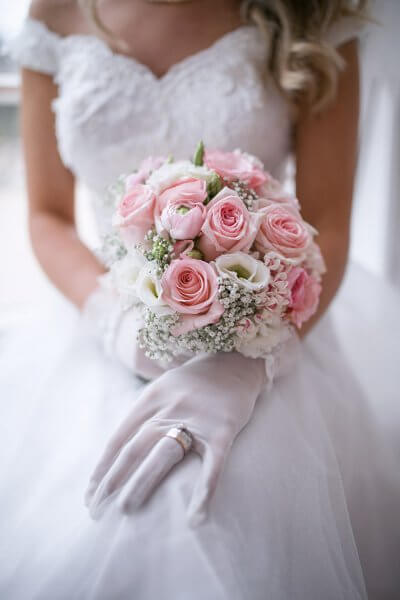 Vintage-Hochzeit-Brautstrauß