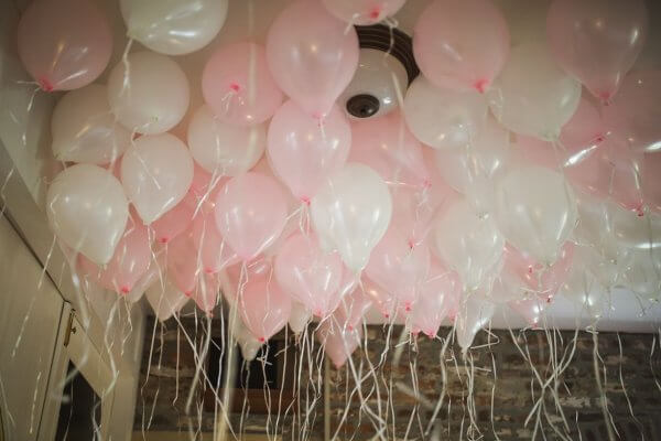 De grote Hegge Ballons Hochzeit